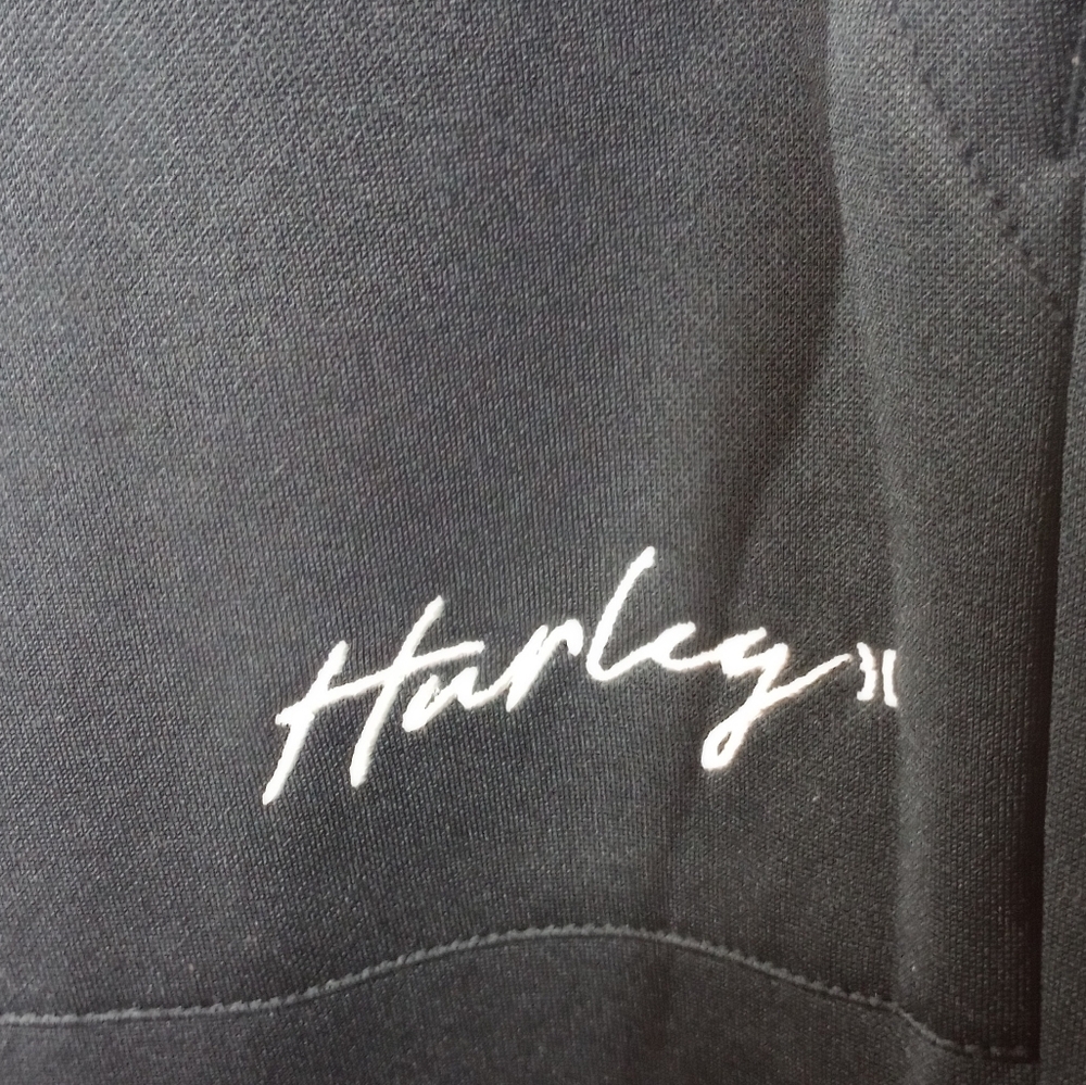 Sweat Pants. Hurley. Black. Wide-Leg. Size: LG. - Picture 2 of 7